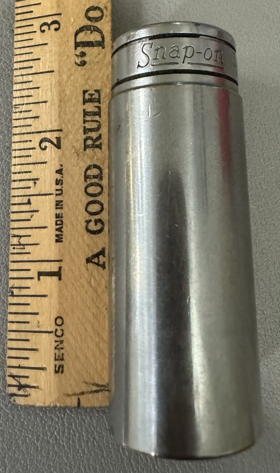 Snap-on Tools SF241 3/4″ Inch 3/8″ Drive 12 Point Deep SAE Chrome Socket USA