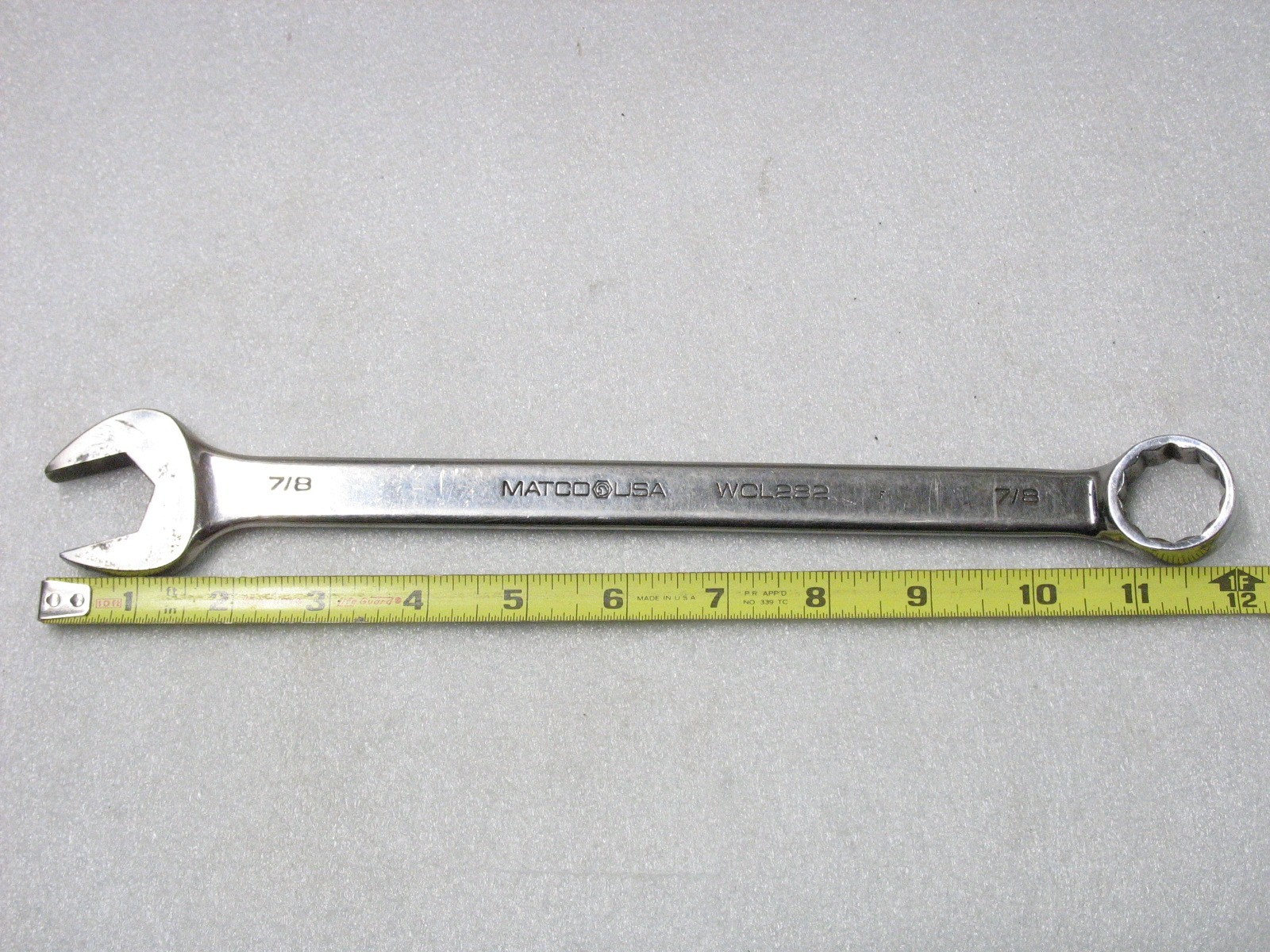 Matco Tools 7/8″ Long 12 Pt. Combination Wrench WCL282