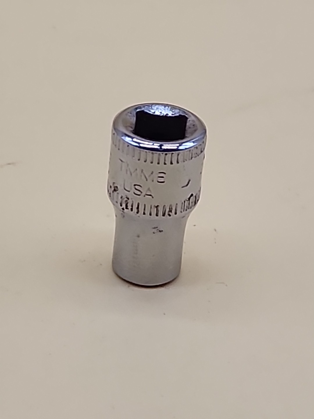 Snap-on Tools TMM6 1/4″ Dr 6 Pt Metric 6mm Shallow Chrome Socket USA
