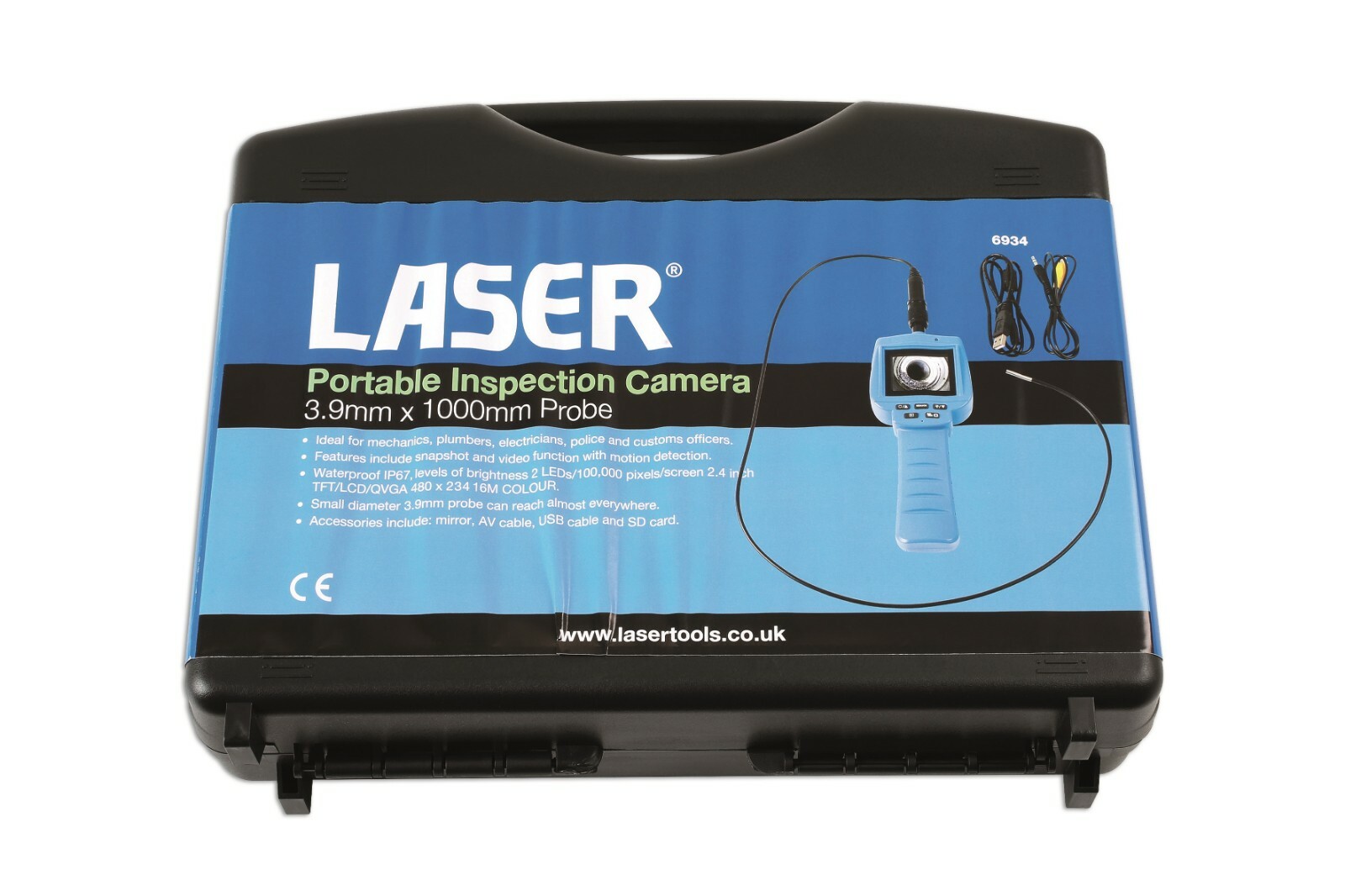 Laser 6934 Portable Inspection Camera 3.9mm x 1000mm Probe