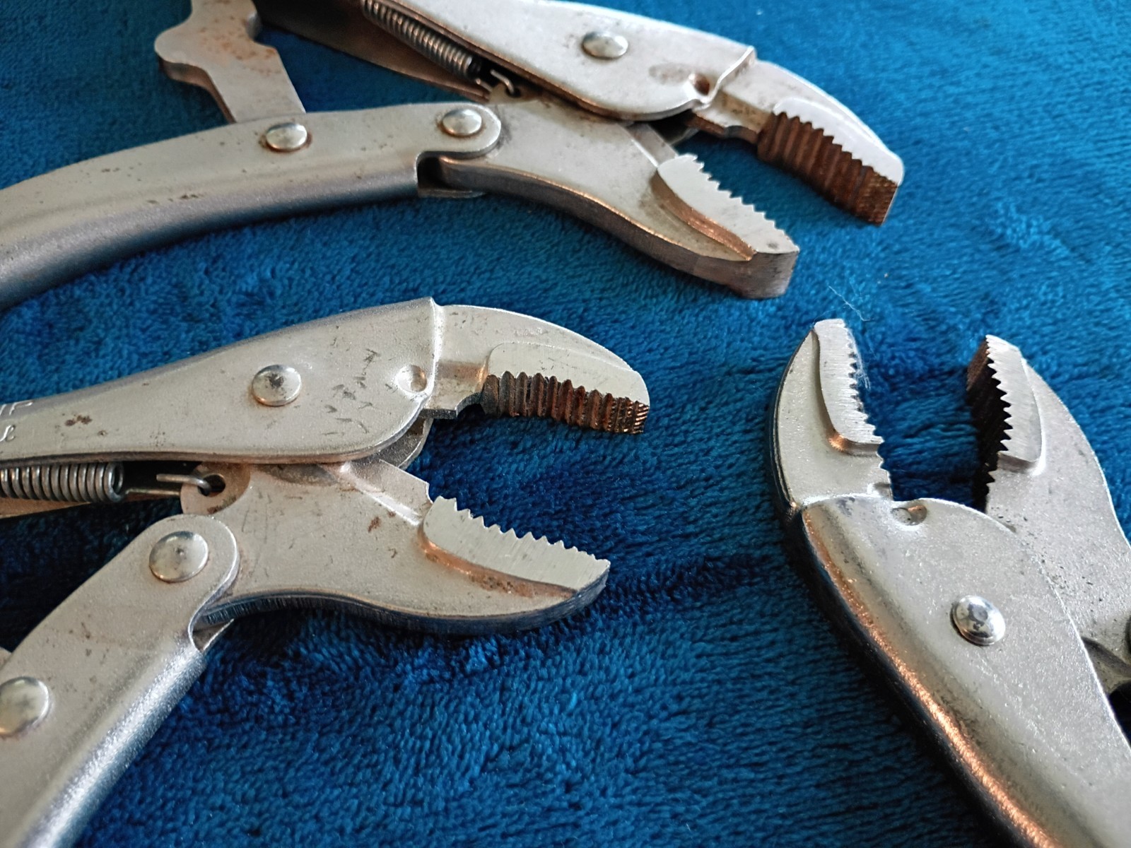 Irwin Vice-Grip Locking Pliers Set 10WR, 7CR and 7WR Curved Jaws.