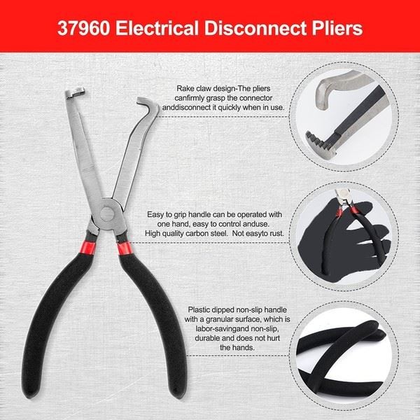 Heavy Duty Carbon Steel Disconnect Pliers for Vehicle Maintenance Tasks