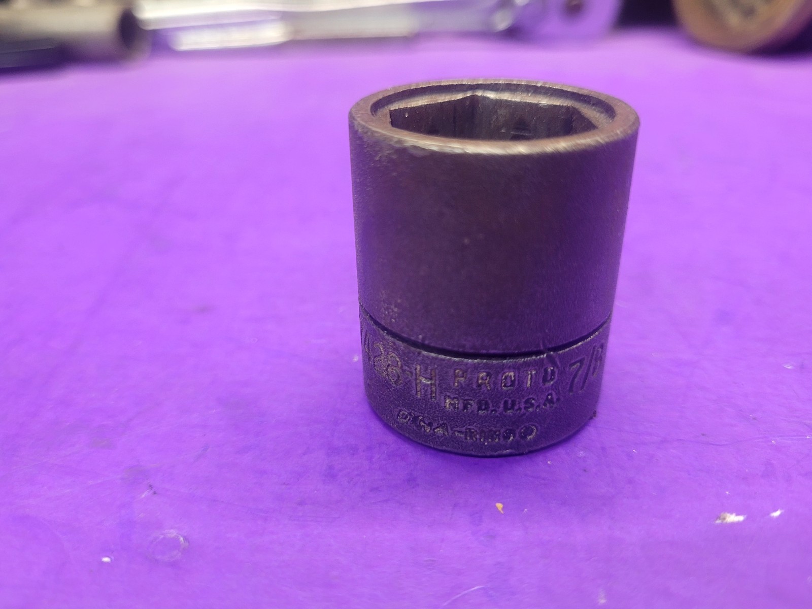 VINTAGE PROTO 6PT. 3/8DR. IMPACT SOCKET 7/8-7428-H