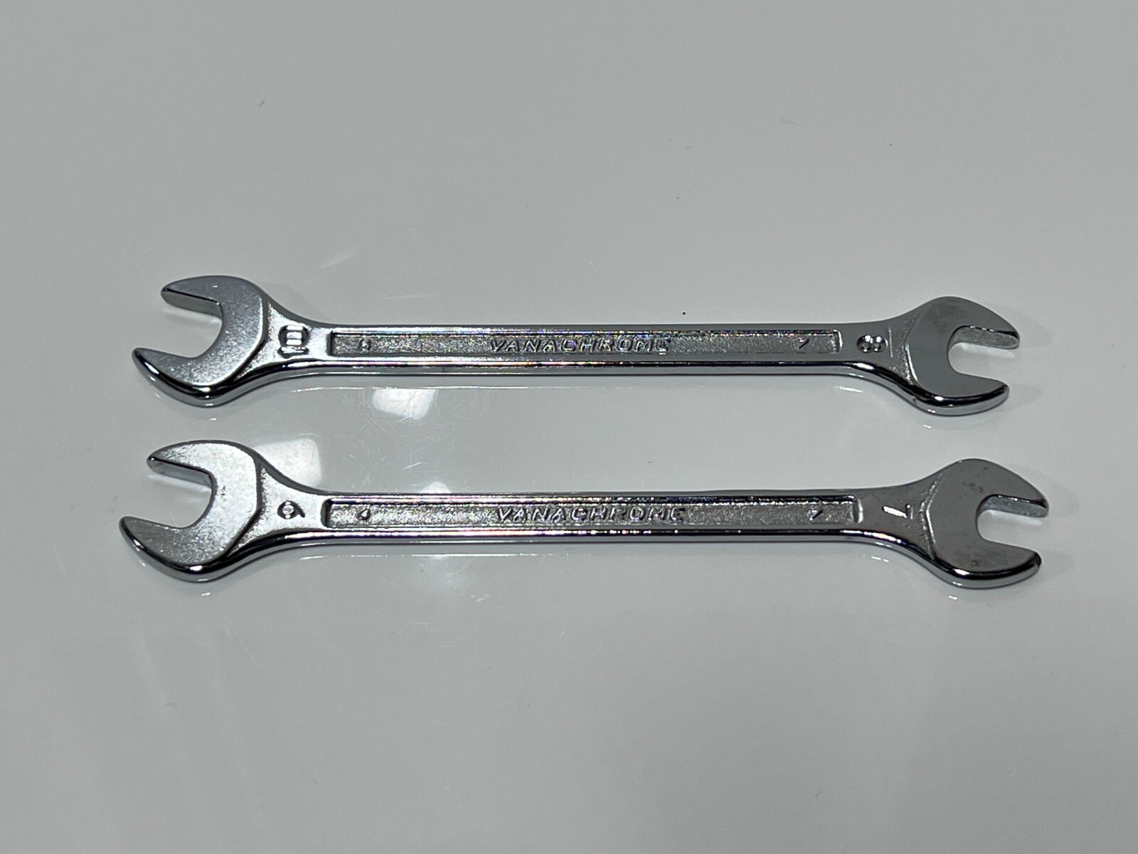 FACOM Tools (Made in France) 2pc No. 4 Metric Open-End Wrench Set – 7mm to 10mm
