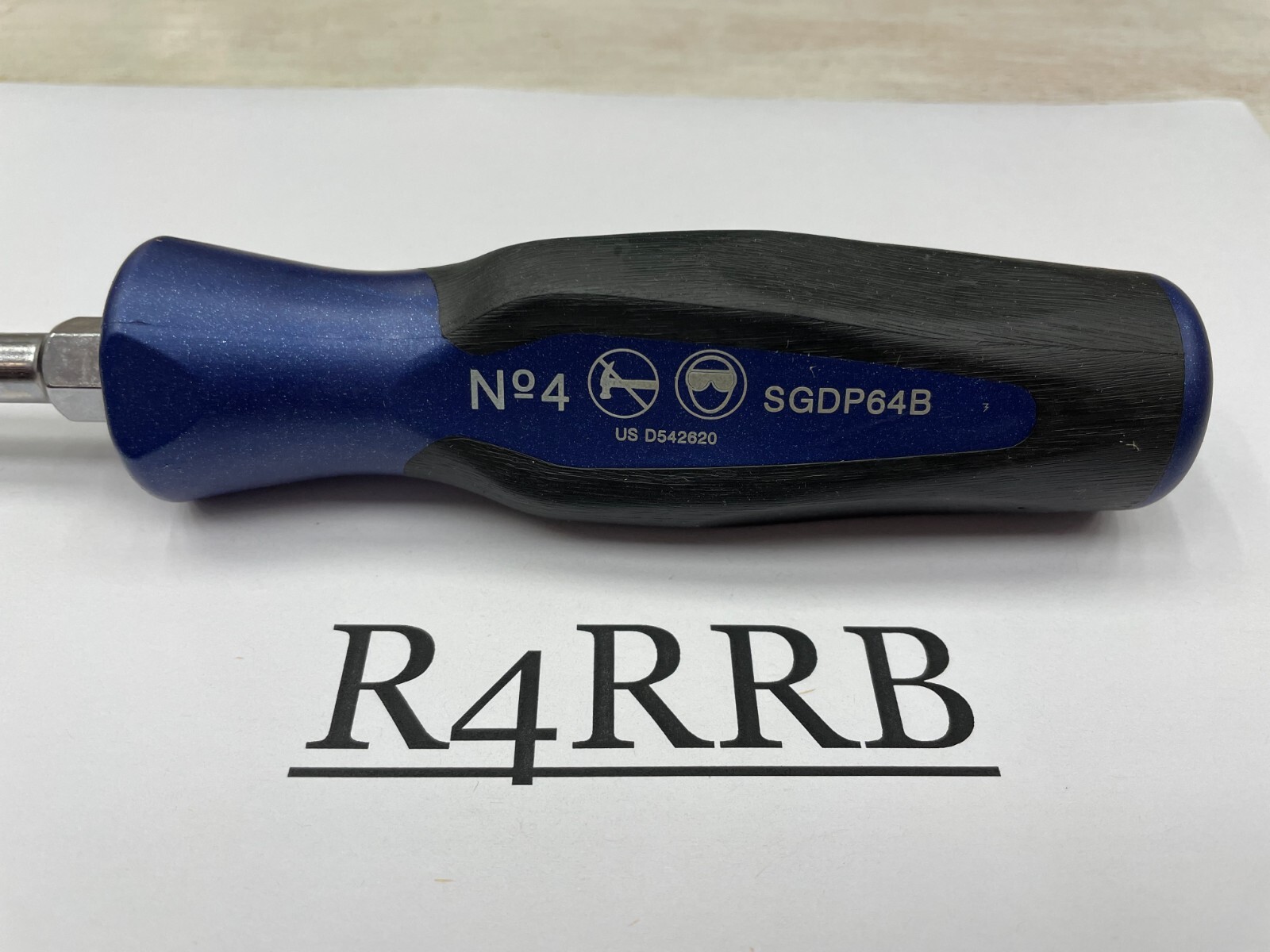Snap-on Tools USA NEW POWER BLUE Soft Grip #4 Phillips Screwdriver SGDP64BMB