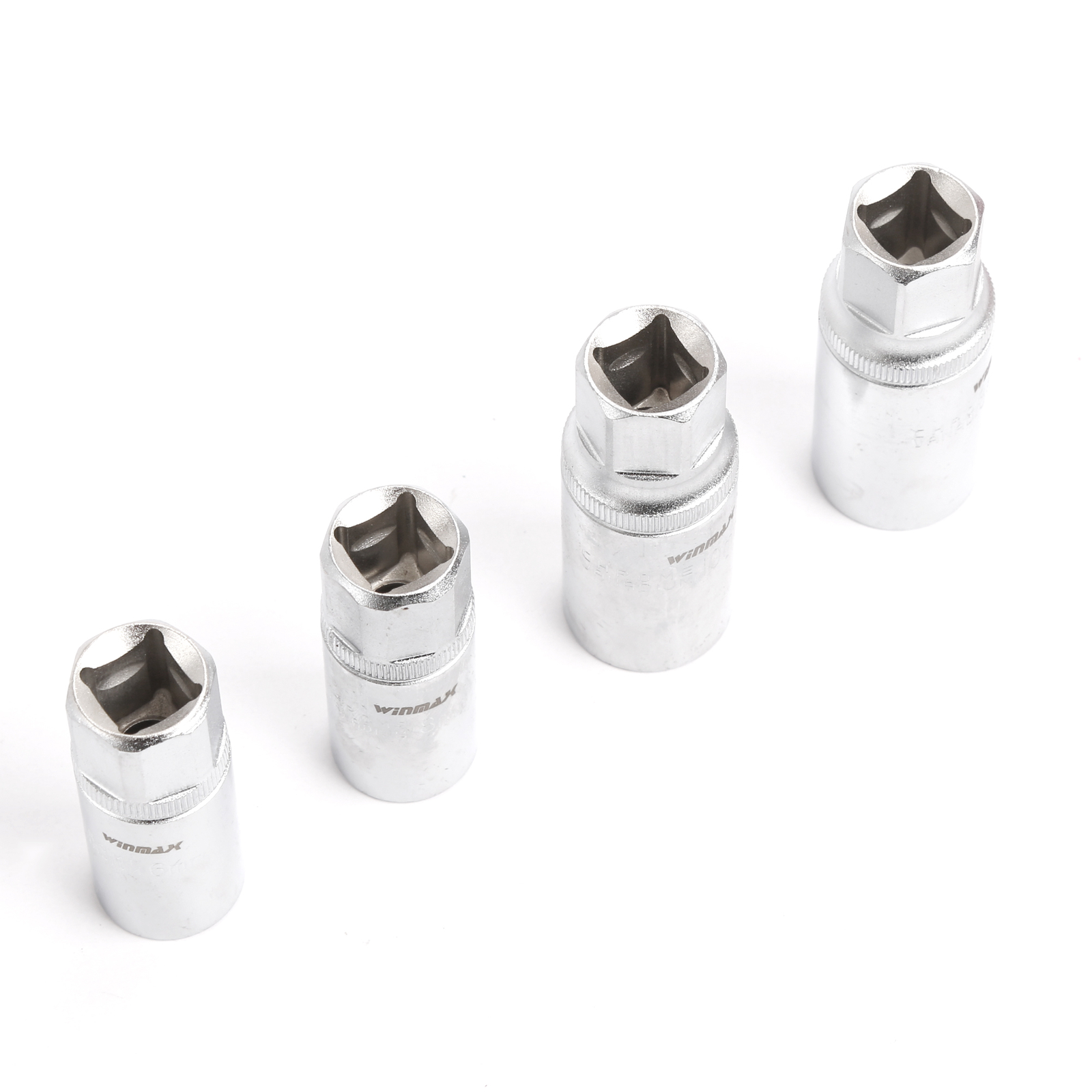 4Pcs Socket Stud Screw Extractor Remover Installer 6/8/10/12MM W/ Roller Bearing
