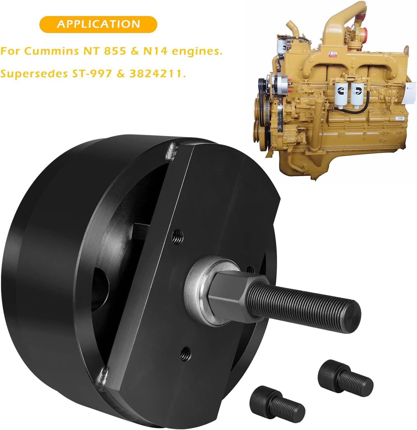 For NT N14 Rear Crankshaft Seal/Wear Sleeve Removal/Installer Kit Alt to 4919705