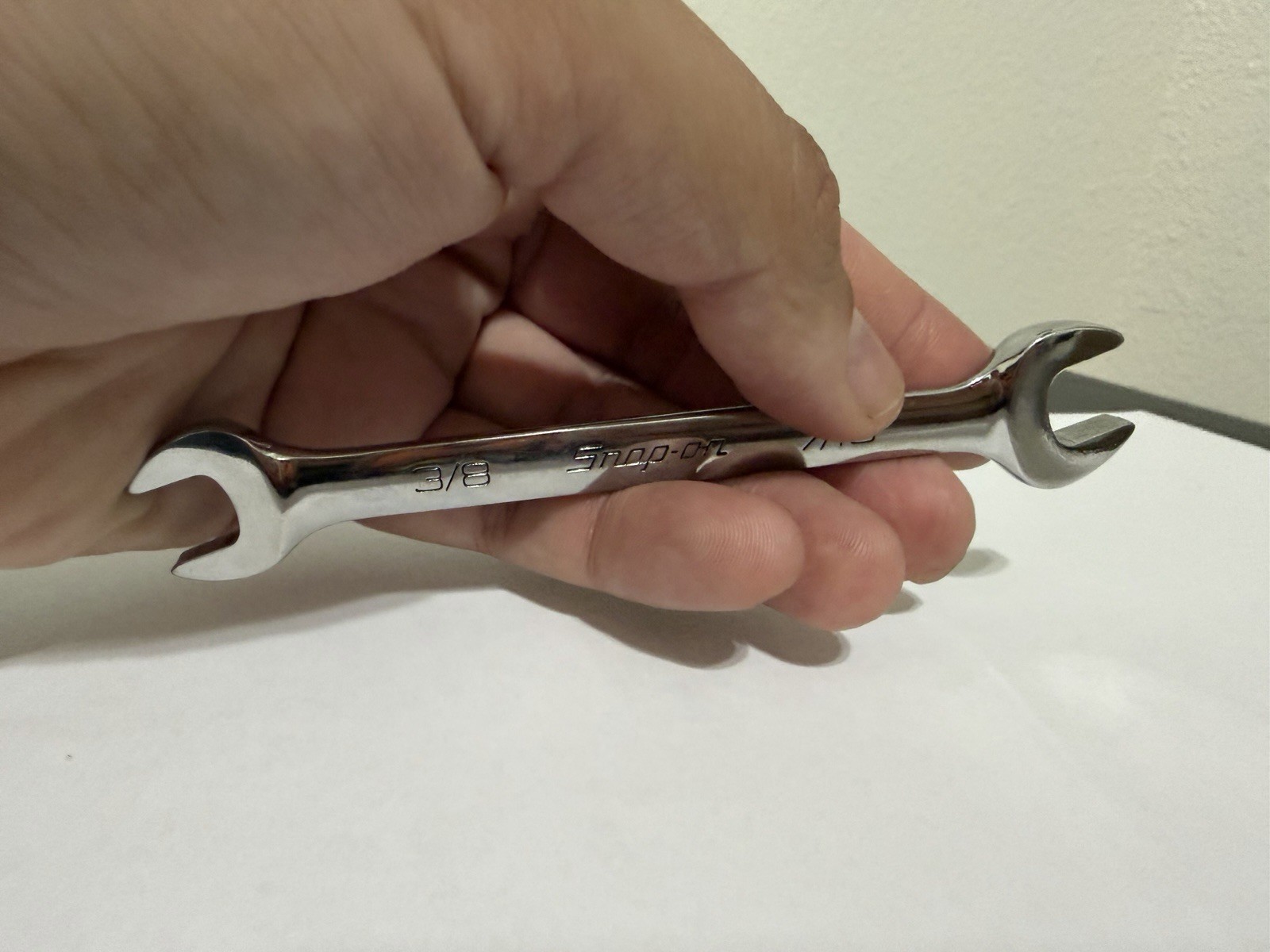 Snap-on Tools 3/8″ – 7/16″ Open Ended Wrench VO1214B USA