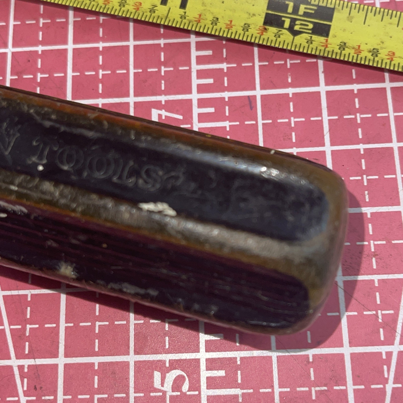 Vintage Klein USA 19432 Screwdriver 12 In Long 3/8 In Cabinet Tip Square Shank