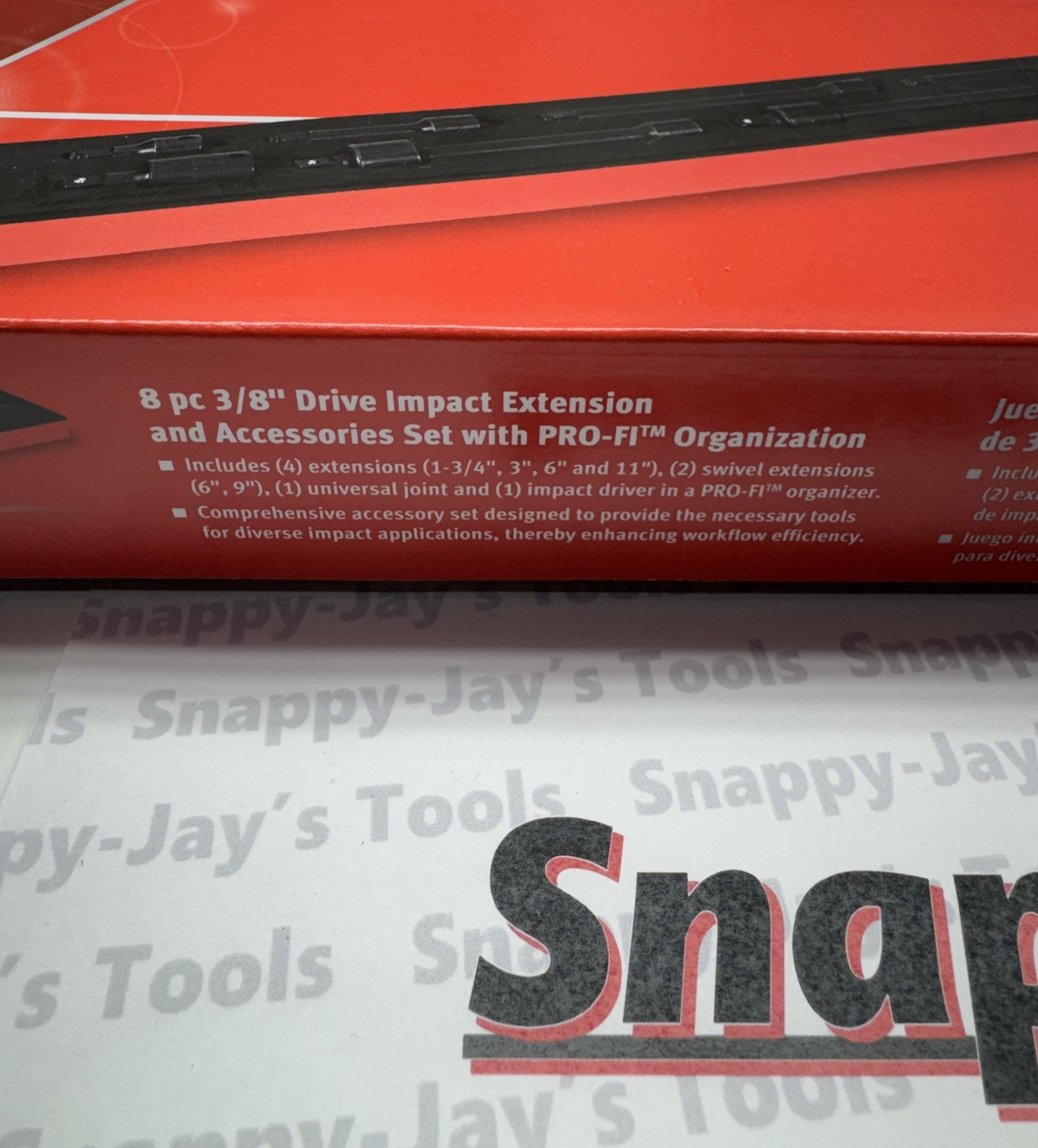 Snap-on Tools USA NEW 8pc 3/8″ Drive Impact MIX Extension PROFI FOAM Set 208IMFR