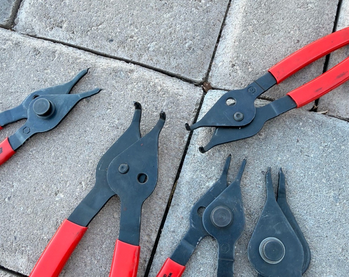 BLUE POINT Snap Ring Plier Set Stripper 5 Piece PR 34A,PR12A,PR32A,PR129A,PR349A