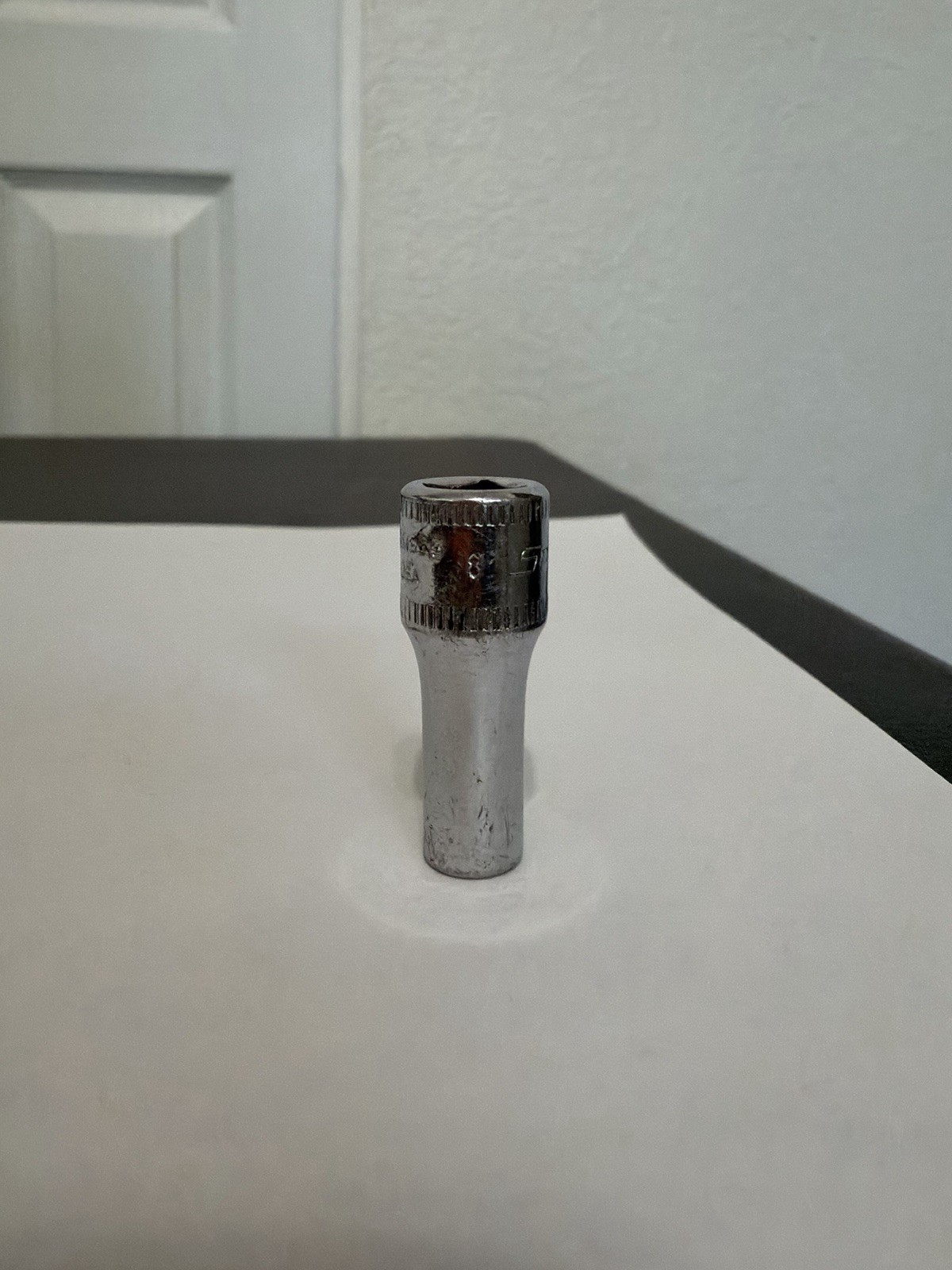 Snap On TMMS5.5 5.5mm Metric Flank Drive Semi-Deep Socket 1/4″ Drive 6 Point