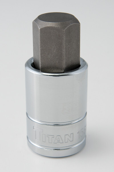 Titan 15617 1/2-Inch Drive x 17mm Hex Bit Socket – 17 mm