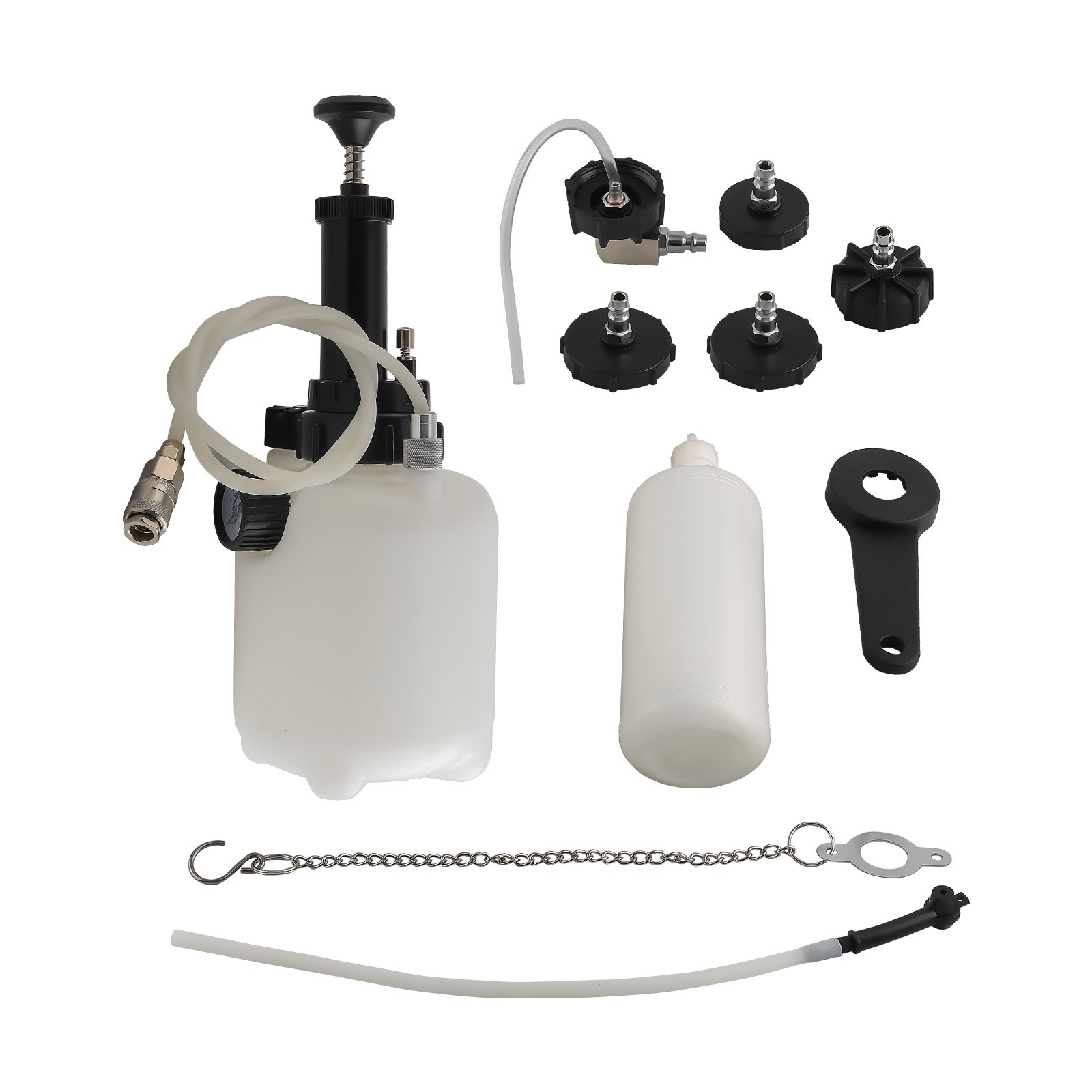 3L Car Manual Brake Bleeding Clutchs Fluid Bleeder Vacuum Pump Tool Kit New