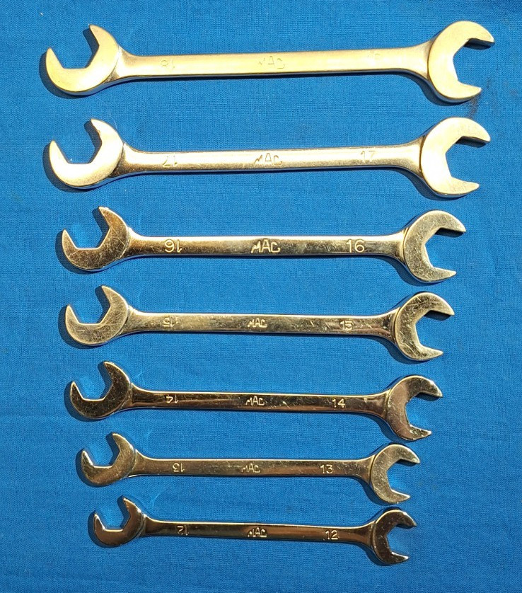 Mac Tools 7 piece Metric 4 way angle wrench set 18mm-12mm SDAM7PT