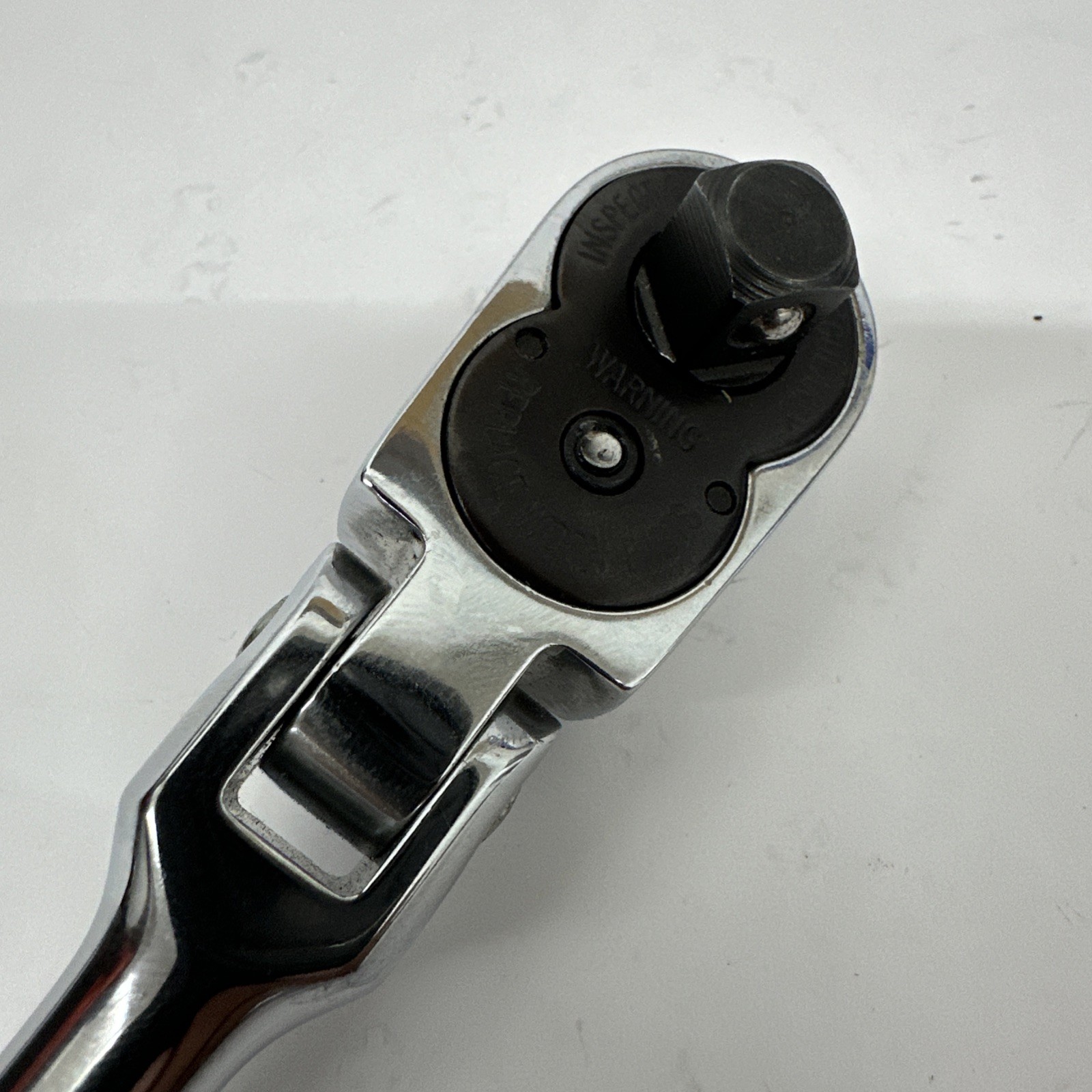 Snap-On Tools F731A 3/8″ Drive Long Handle Flex Head Ratchet Chrome Made In USA