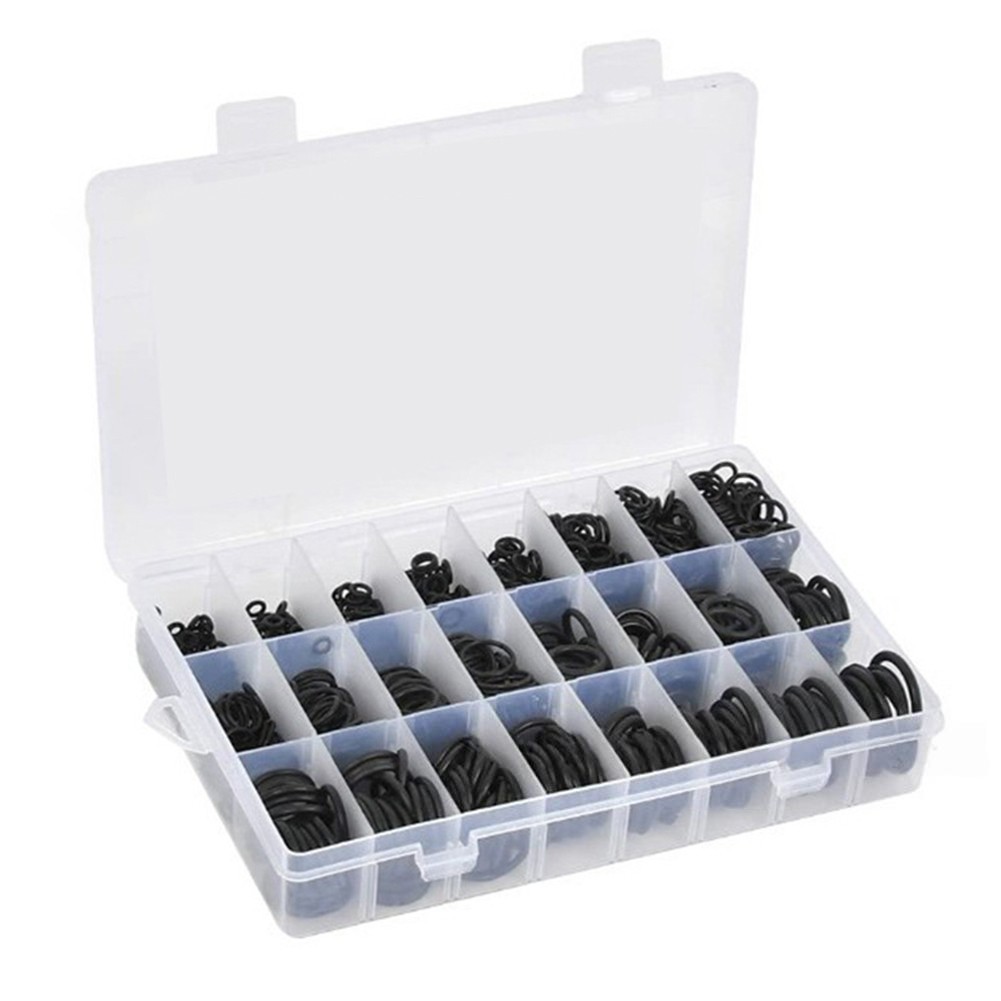 Rubber O Rings Kit 1200pcs with Multiple Sizes for Plumbing and Auto Repair