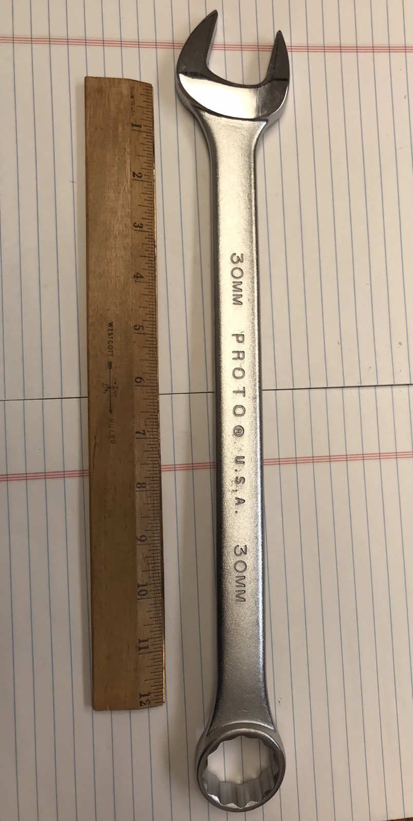1 pc. PROTO 1230M 30 MM PROFESSIONAL COMBINATION WRENCH. USA (loc stk)