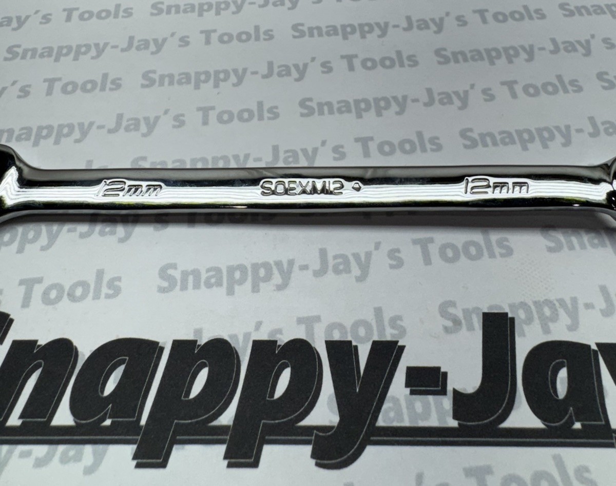 Snap-On Tools USA NEW 12mm Metric Flank Drive PLUS Combination Wrench SOEXM12