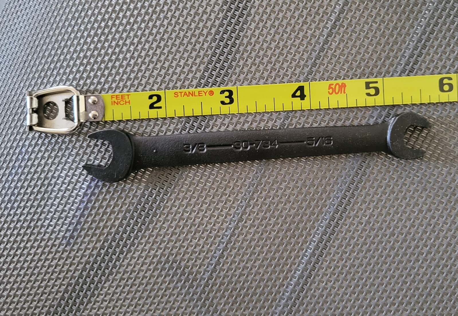 Armstrong Tools # 30-734, USA 3/8″ x 5/16″ Double open ended wrench NEW