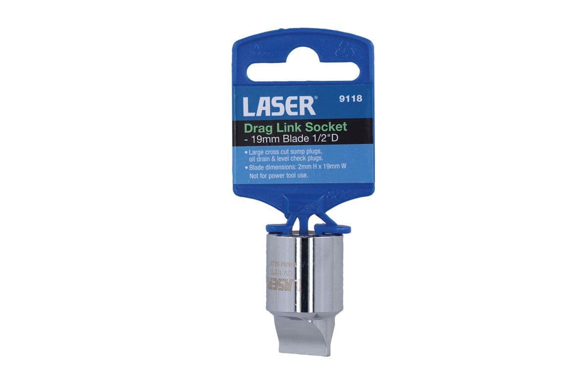 Laser Tools 9118 Drag Link 1/2»D Screwdriver Socket 19mm For HGV Ball Joints