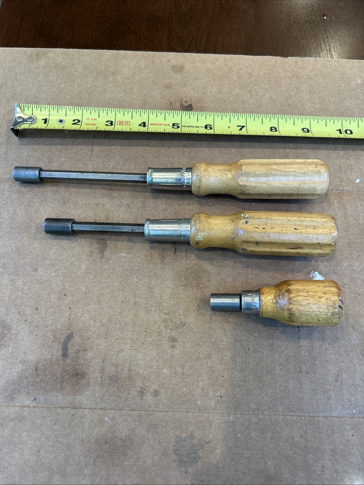 APEX 1500-W & 1510-W 1/4” Wooden Bit Holder Stubby Screwdrivers