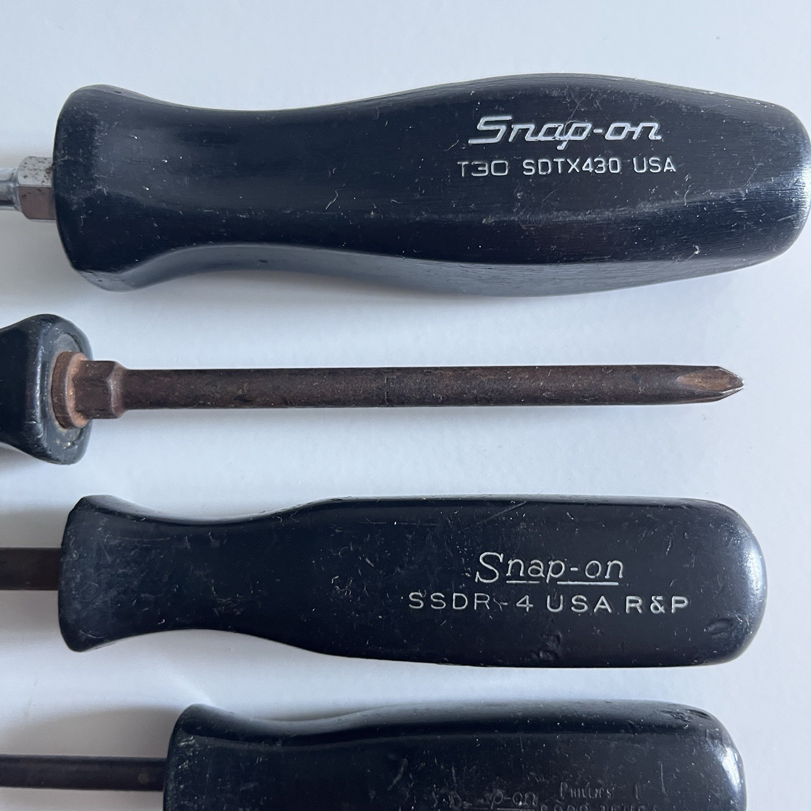 Snap-On SSD2 SSDR3 SSDP31 SSDR4 SSDP42 SDTX430 Screwdriver Set