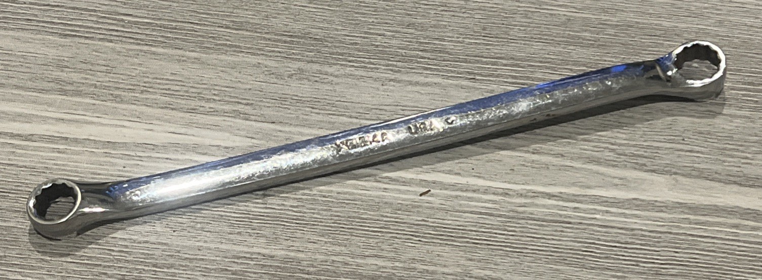 SNAP ON TOOLS XB1214A 3/8″ X 7/16″ 12 PT BOX END WRENCH 10° OFFSET – FREE SHIP!