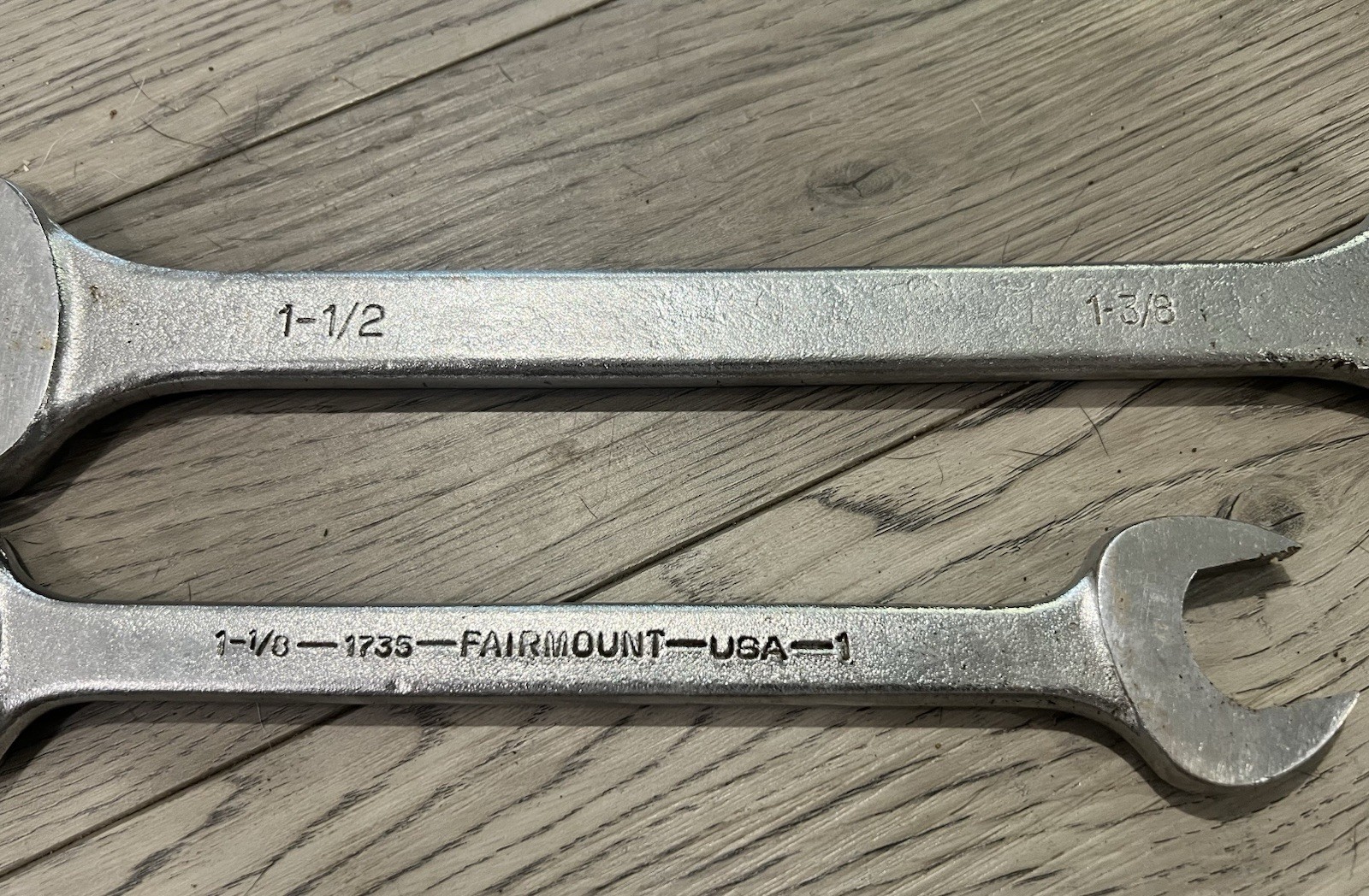 Fairmount USA 10pcs Four 4 Way Angle Open End Wrenches, 2 Open Ended