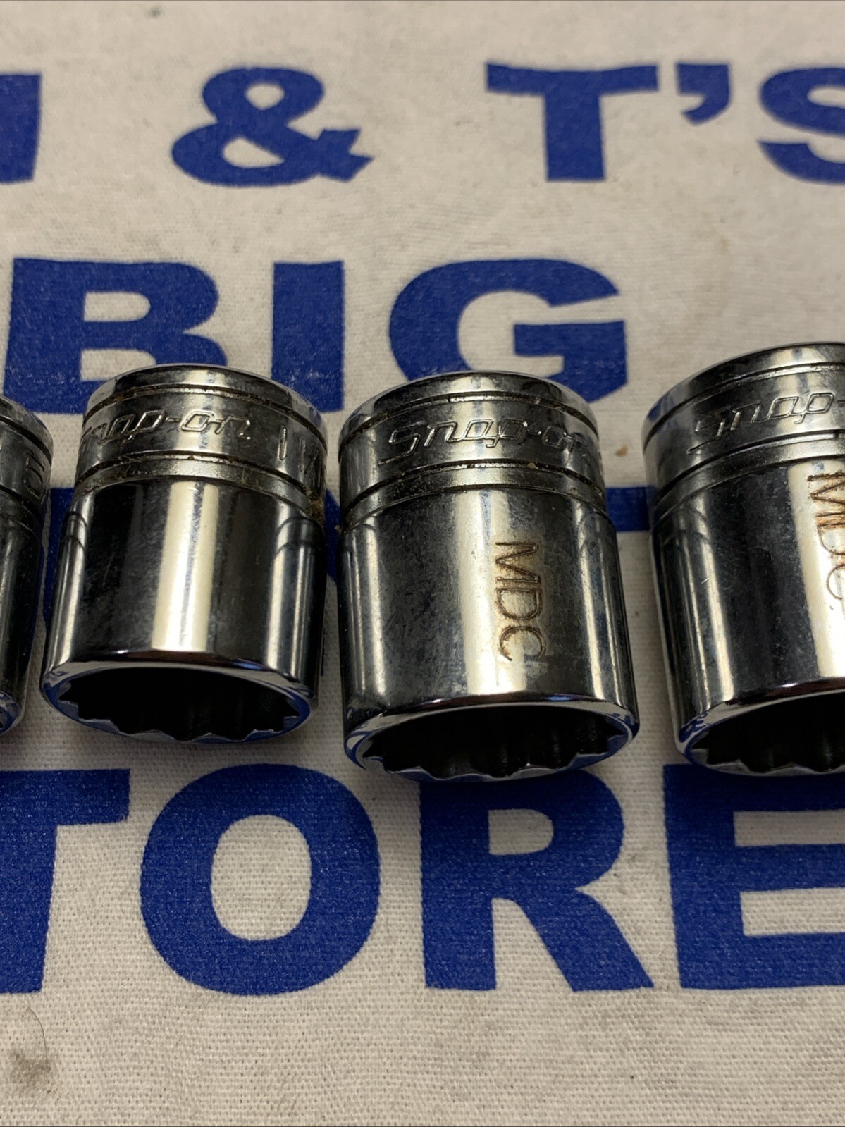 Snap-on Tools USA 3/8″ Drive 12pt 7pc 5/16″-7/8″ Chrome Socket Set F Series