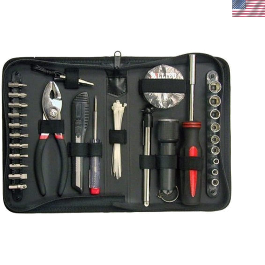 Compact 51-Piece Automotive Tool Set with Zipper Storage – Ultimate Convenience