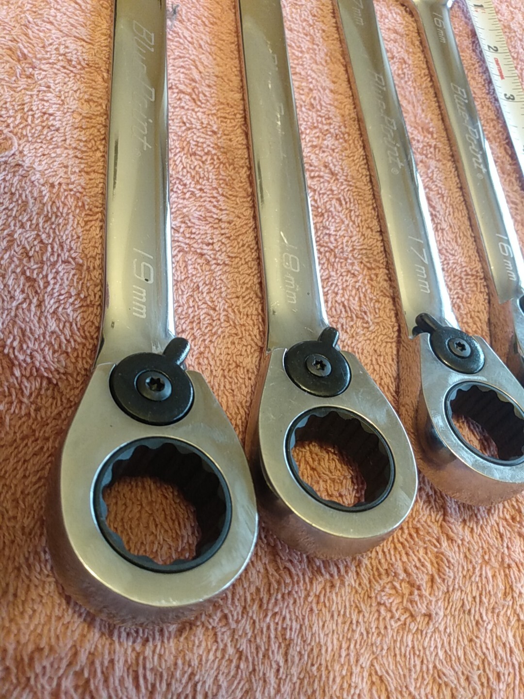 Blue Point By Snap On Tools 16 17 18 And 19 Mm Reversible Combination Wrenches