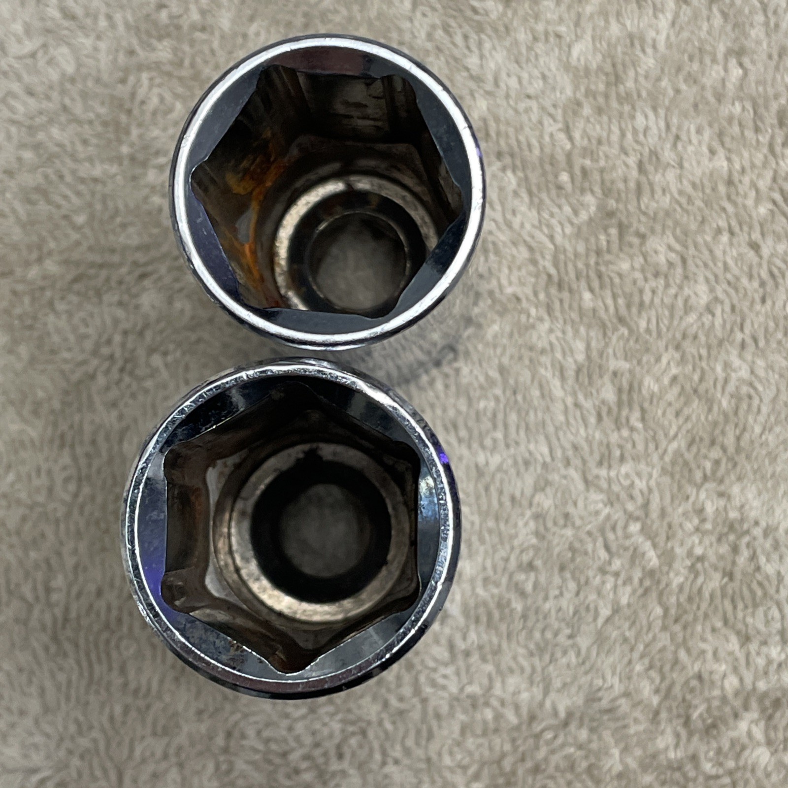 Chrome Vanadium (Cr-V) Steel Deep Well Metric Sockets 22mm/23mm
