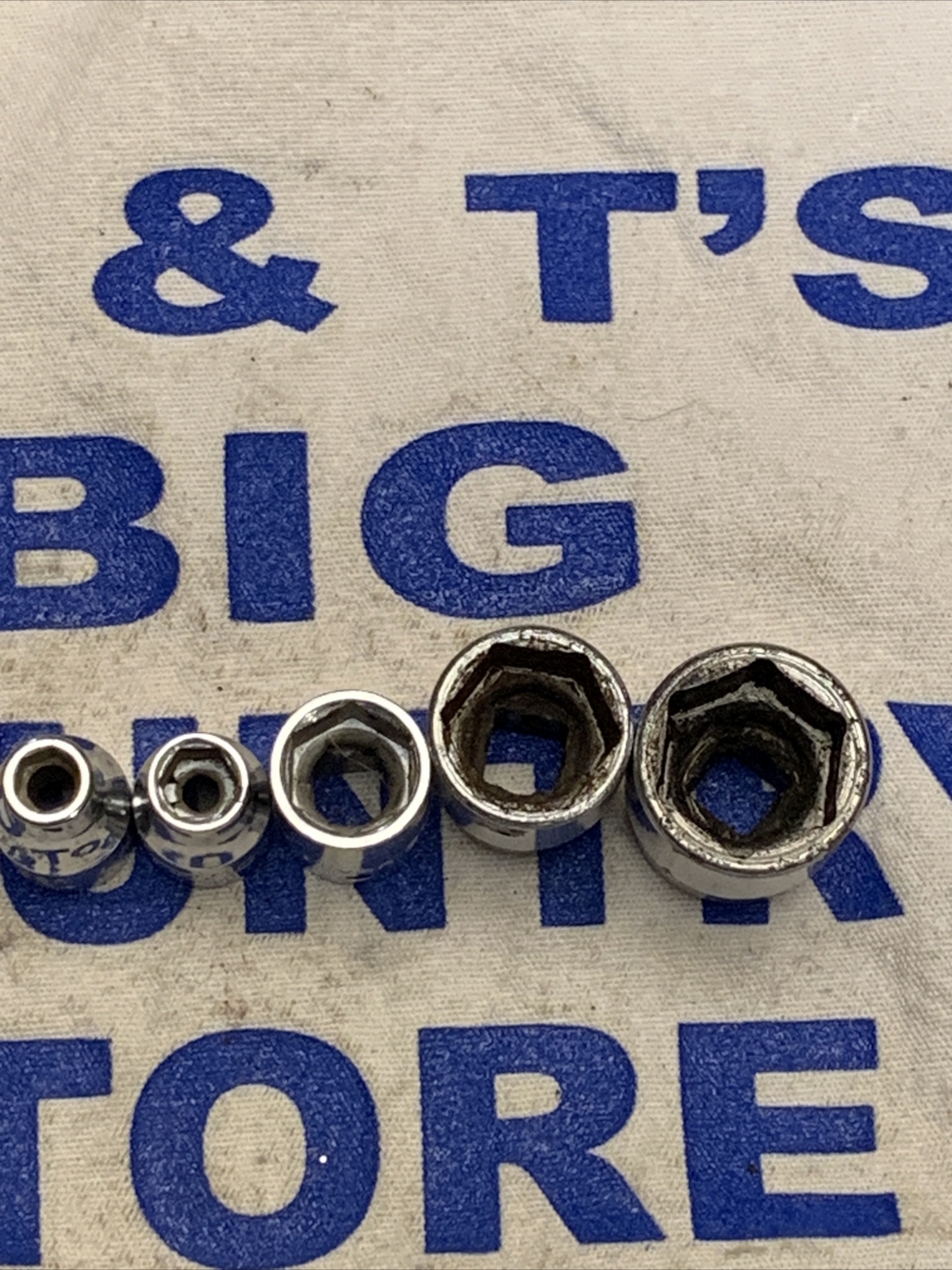 Snap-on Tools USA 1/4″ Drive 6pt 5pc Chrome Sockets 3/16″ – 9/16″ TM6-TM18