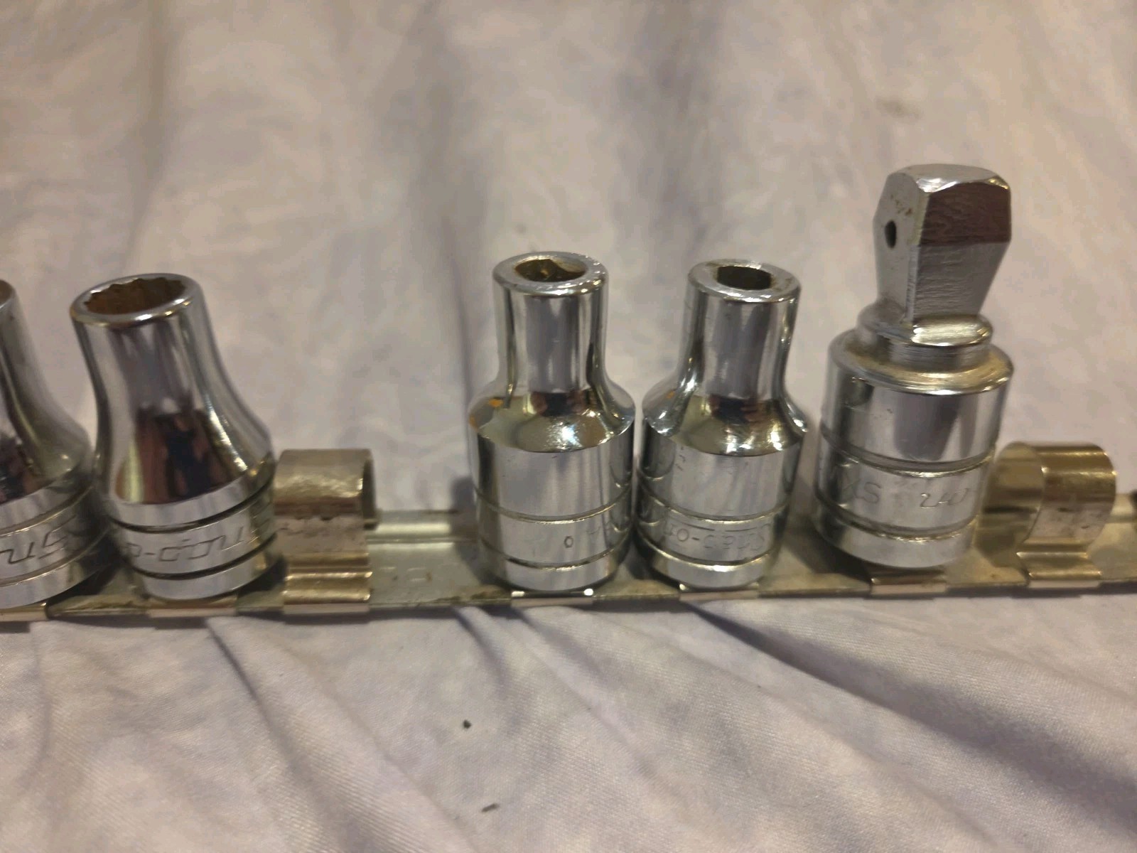 Snap On 12 Piece 1/2″ Drive 12 Pt SAE Socket Set 3/8″ – 7/8″ A135 A136 SXW2 +