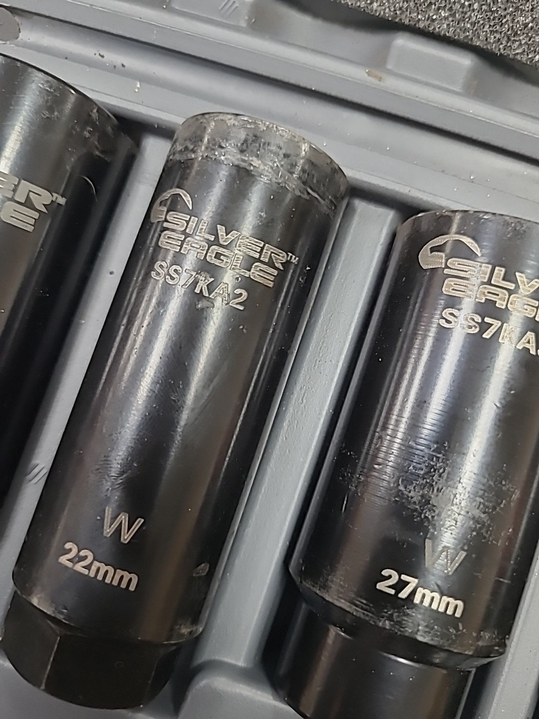 Matco Tools Silver Eagle 7 Piece Oxygen Sensor Socket Set SS7KA (Used)
