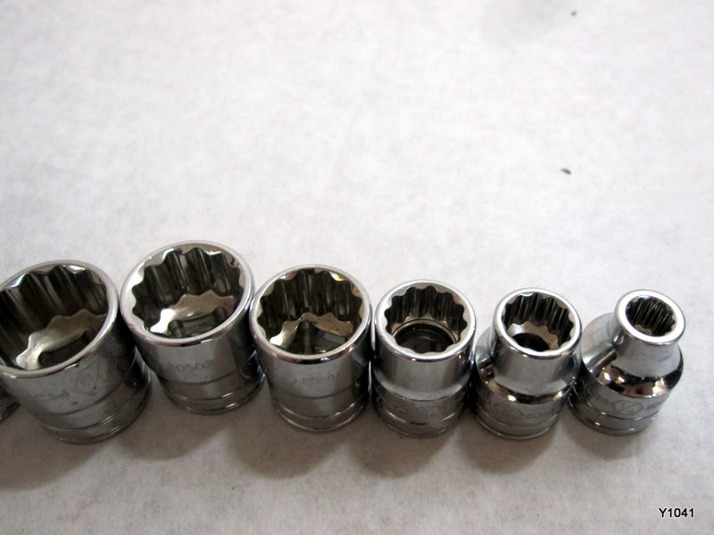 10 pc GEARWRENCH 805 12 point see description