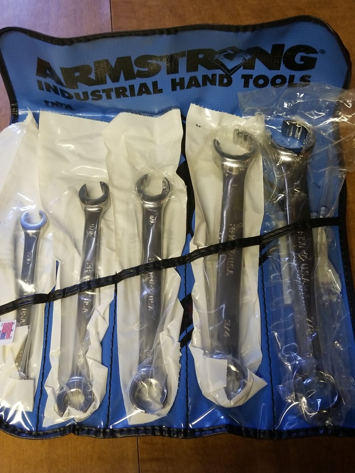 Armstrong 5 Piece, SAE 3/8 to 1-1/8″ Flare Nut Wrench Set
