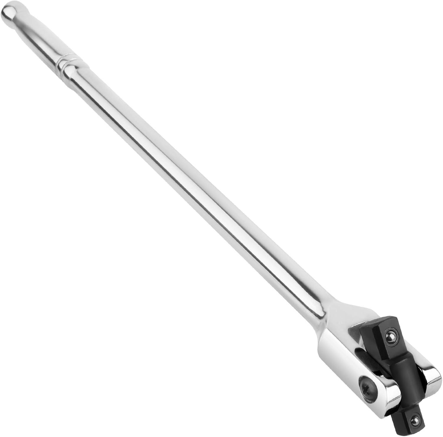 15-inch Breaker Bar 1/2″ & 3/8″ Dual Drive Flex Head Chrome Vanadium Steel Tool