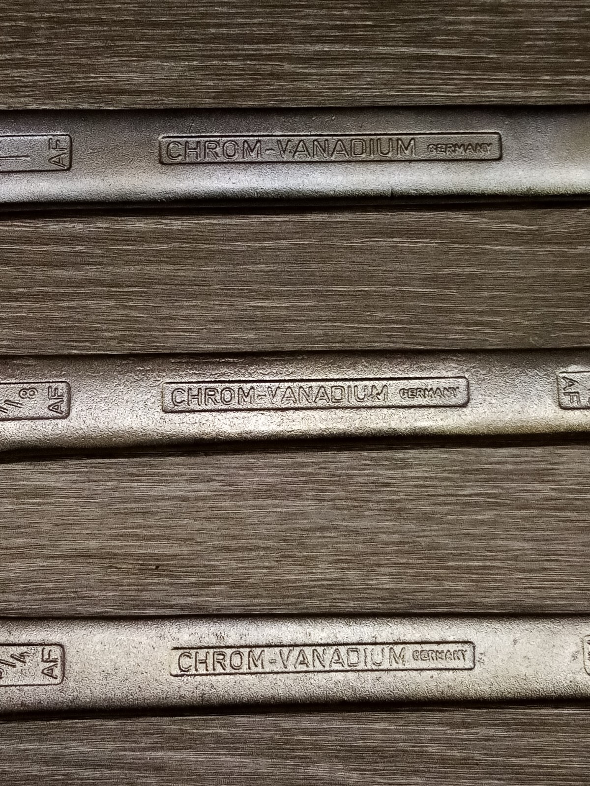 Vintage Spanners Set Matador 100 Germany 3/4-11/16AF, 7/8-13/16AF, 1»-15/16AF
