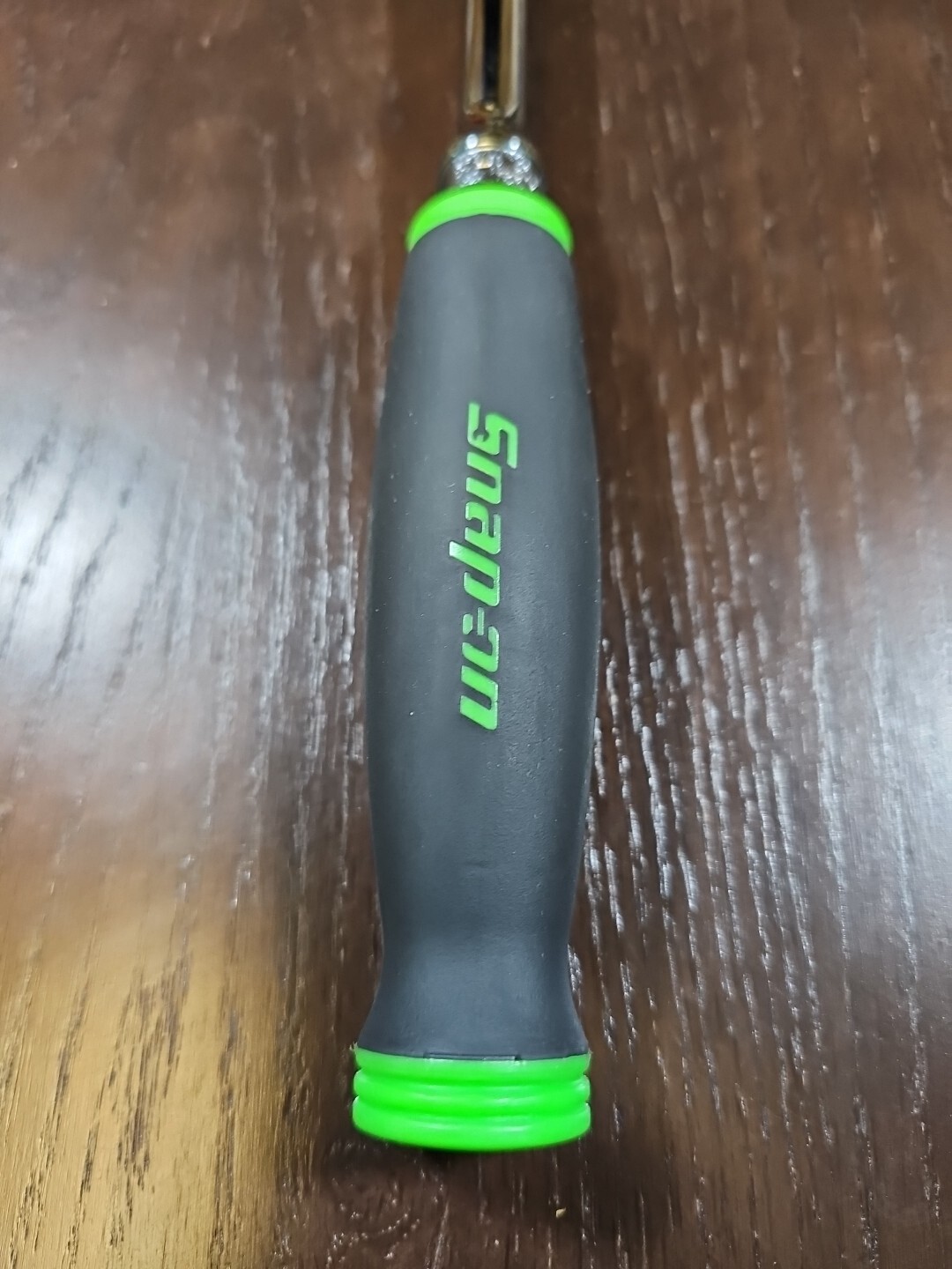 *NEW* Snap On 3/8″ FHL80 GREEN Long SOFT Handle Ratchet FREE PRIORITY SHIPPING