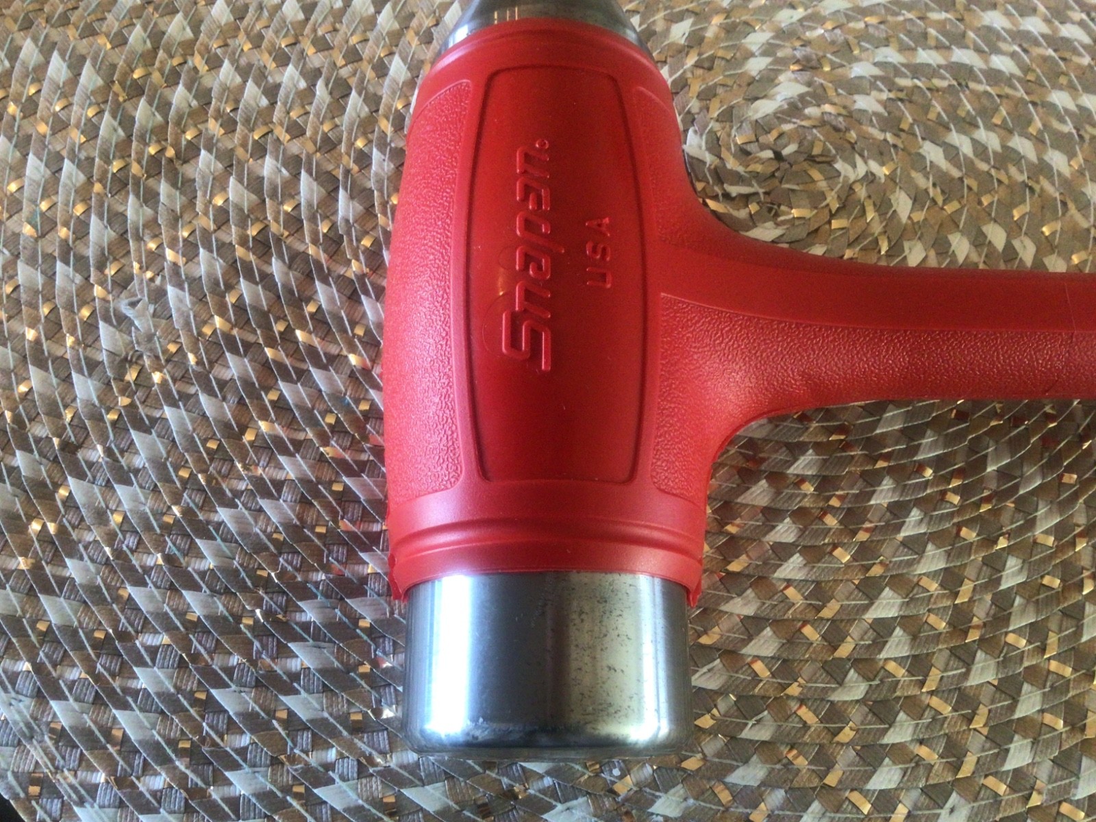 Snap-on Tools Red 40oz / 1125g Soft Grip Dead Blow Hammer HBBD40r