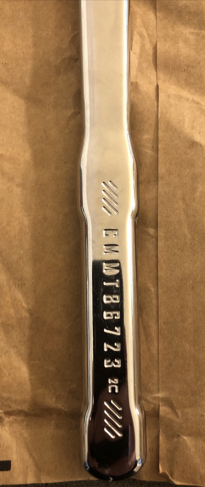 NEW Craftsman Low Profile Ratchet 72 Tooth Chrome 1/2″ Drive CMMT86723 Taiwan
