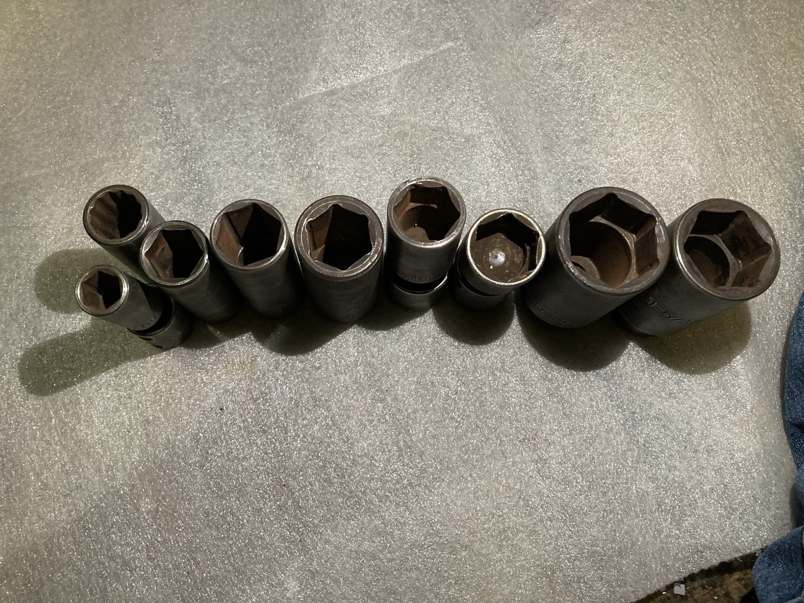 Proto Impact Socket Lot Swivel Deep Well See Description For Size 9/16 To 1 7/16