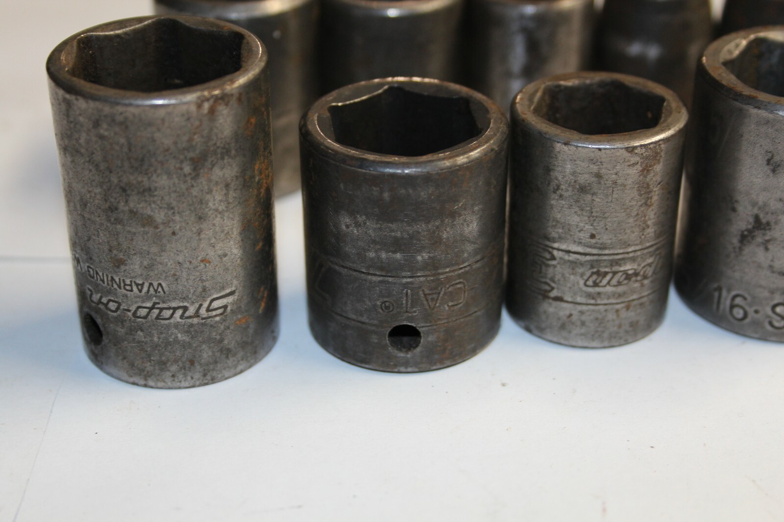 SNAP-ON TOOLS CRAFTSMAN 1/2″ Drive 6-Point SAE IMPACT SOCKET LOT USA 11pcs