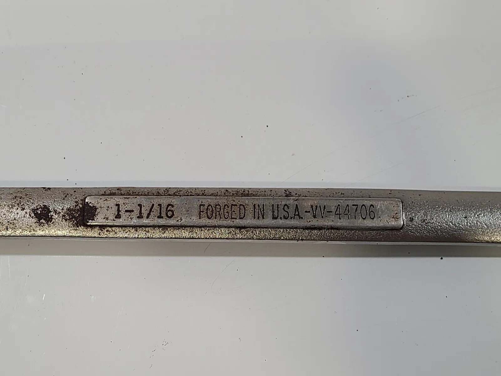 Lot Of 3 Vintage Craftsman U.S.A 1-1/16″-1-1/4″ Jumbo Combo Wrenches V Series