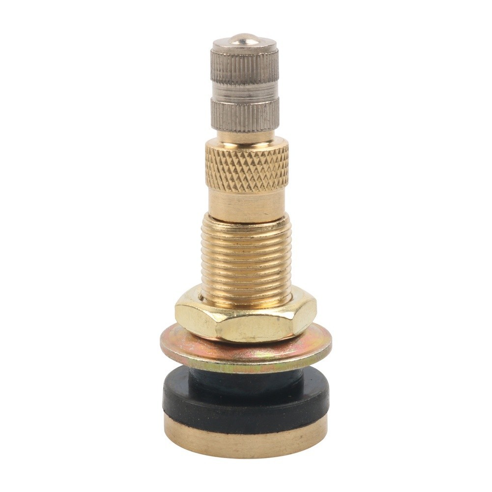 TR618A Brass Valve Stem 10 Pack Fits 15.8mm Hole for Grader and Excavator