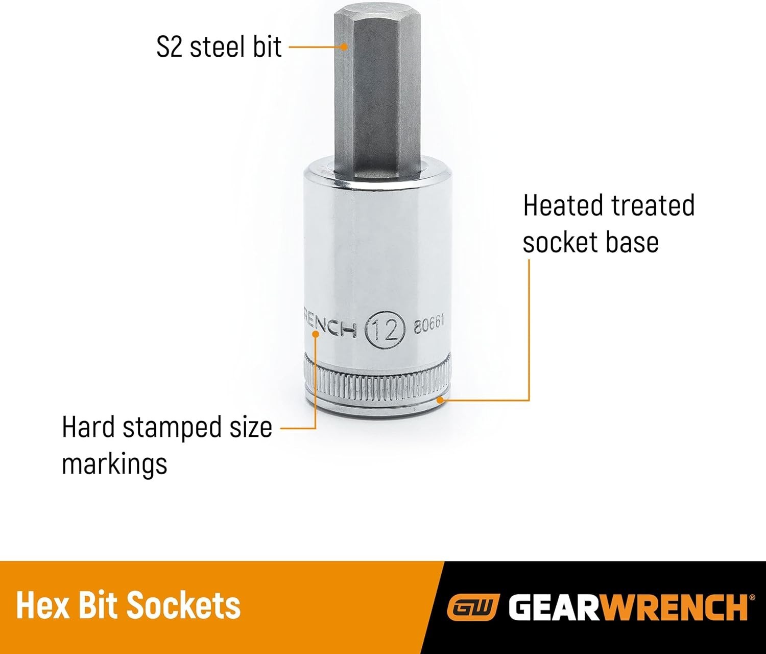 Polished Alloy Steel 3/8″ Drive Hex Bit Socket 11mm – Corrosion Resistant