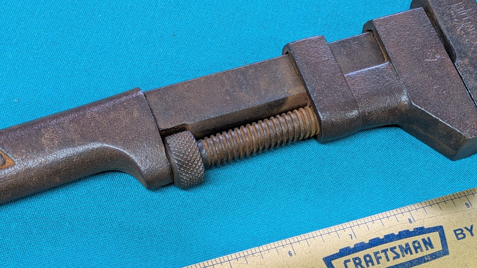 Vintage 1940’s BILLINGS «Coes» 10″ Heavy Duty All-Steel Adjustable Monkey Wrench