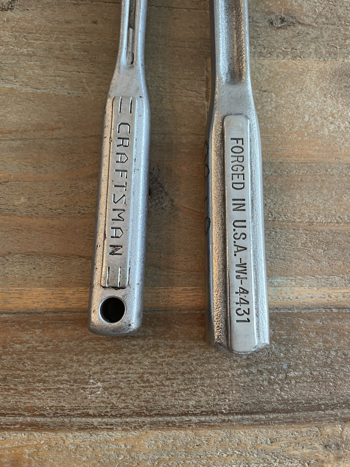 Vintage Craftsman USA VVJ 4431 3/4″ Drive 18” Breaker Bar + 1/2” 15” Bar + 4271